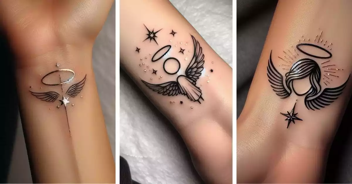 miniature-angel-wing-tattoo-on-wrist
