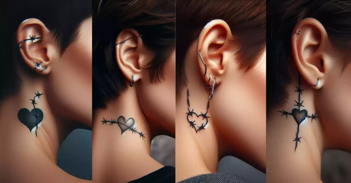 small-barbed-wire-heart-tattoo-on-neck