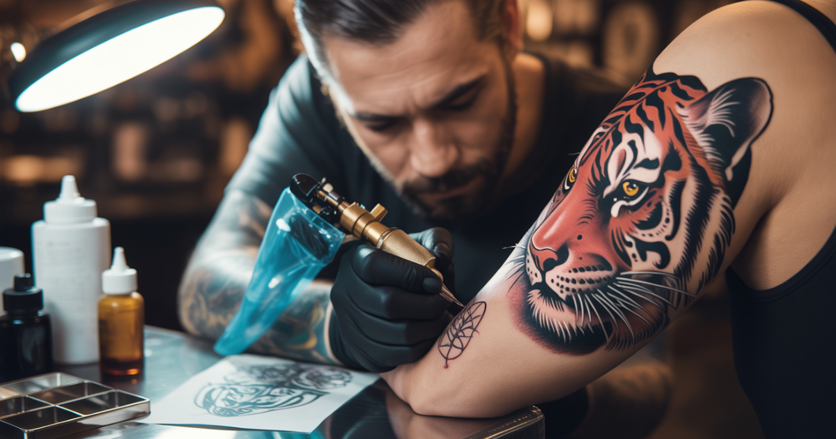 tiny-tiger-stripe-pattern-tattoo-finger-placement-abstract-minimalist-design
