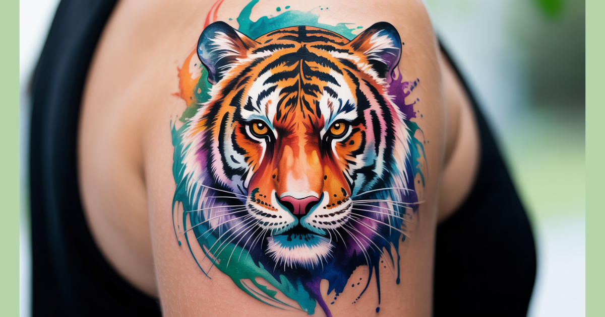 watercolor-tiger-tattoo-design-women-shoulder-blade