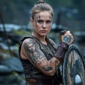 Read more about the article Female Viking Tattoo Designs – Elegant Norse Ink for Fierce Women