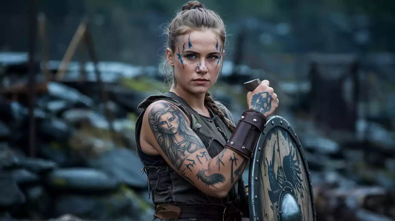 Read more about the article Female Viking Tattoo Designs – Elegant Norse Ink for Fierce Women