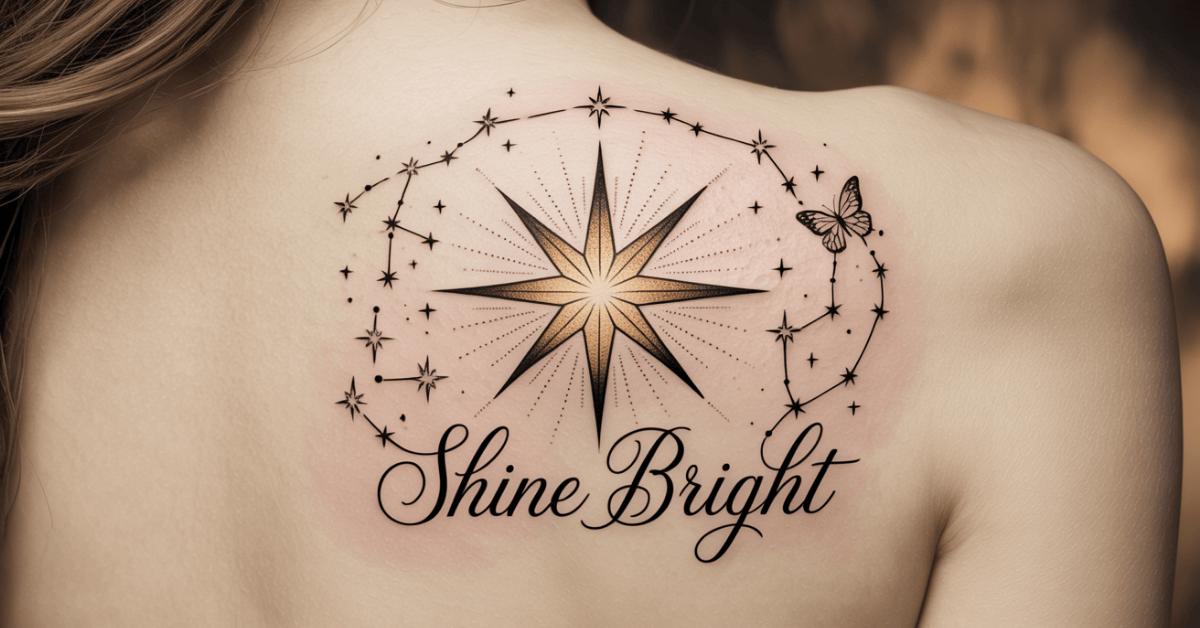 You are currently viewing Feminine Star Tattoo Designs: 40+ Delicate Ideas Perfect for Women in 2025
