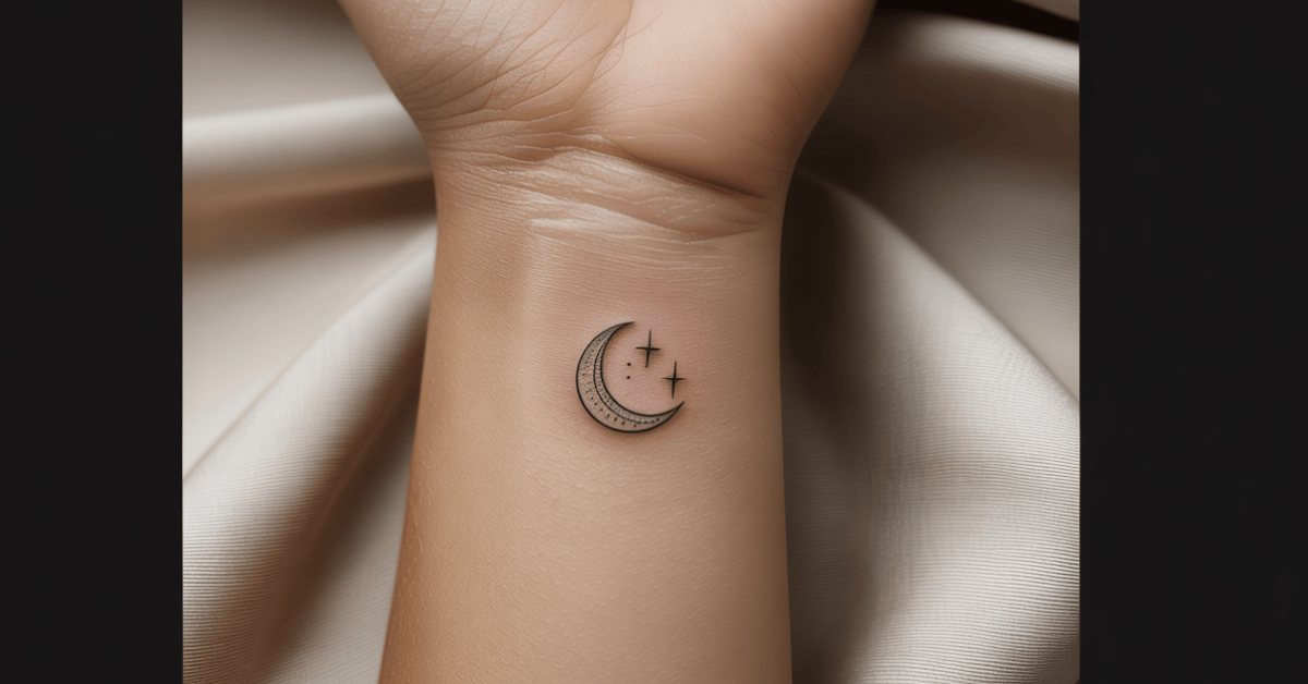 You are currently viewing Moon and Star Tattoo Designs: 25+ Celestial Combinations That Are Pure Magic