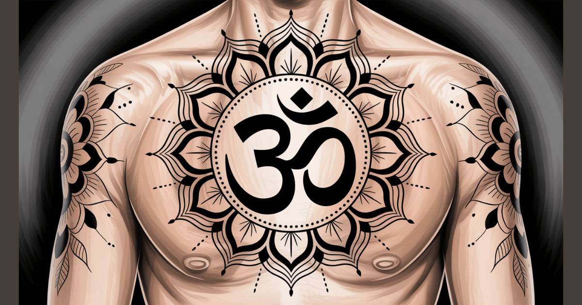 Hindu symbol tattoos for men
