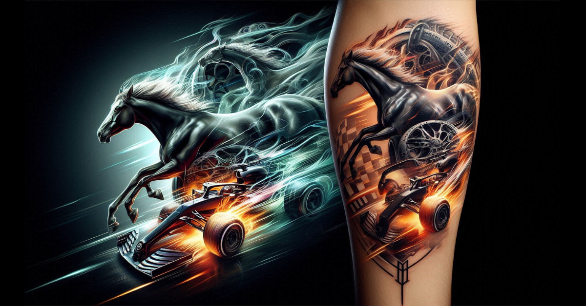 creative-dual-theme-sports-tattoo-designs-on-arm-and-shoulder