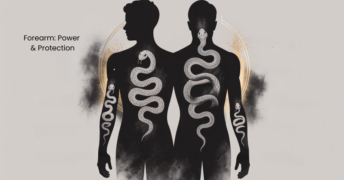 You are currently viewing Snake Tattoo Meaning by Placement: Wrist, Spine, Ankle & More
