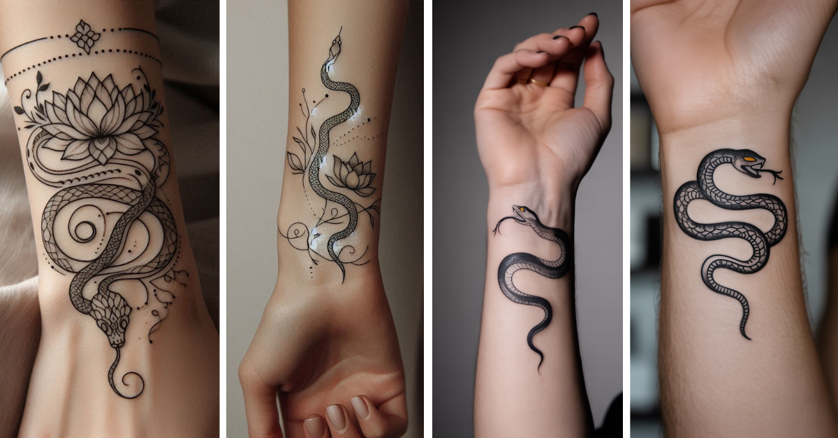 Wrist-Snake-Tattoos-Meanings-and-Designs
