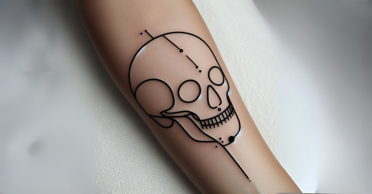 minimalist-skull-tattoo-designs