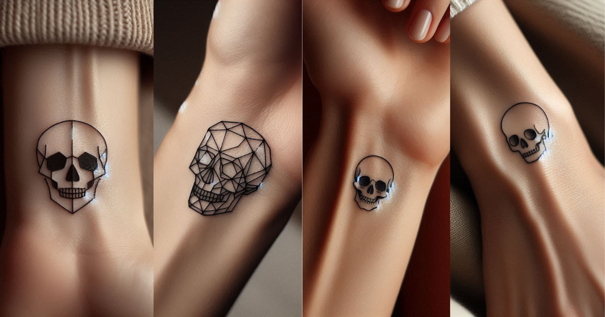 sleek-skull-tattoo-inspiration