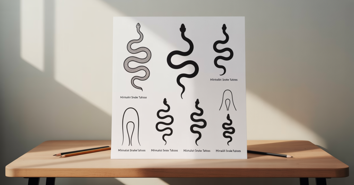 Read more about the article Minimalist Snake Tattoo Ideas That Speak Volumes