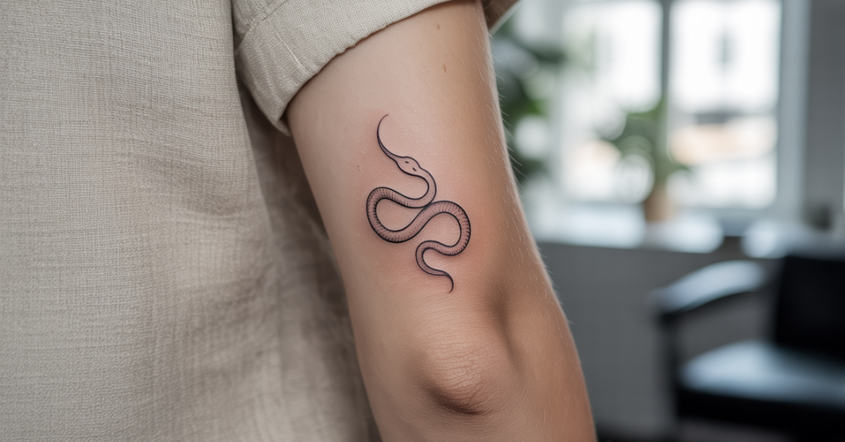 elegant-snake-tattoo