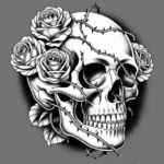 Skull Tattoo Designs with Hidden Elements: Optical Illusions & Layered Ink
