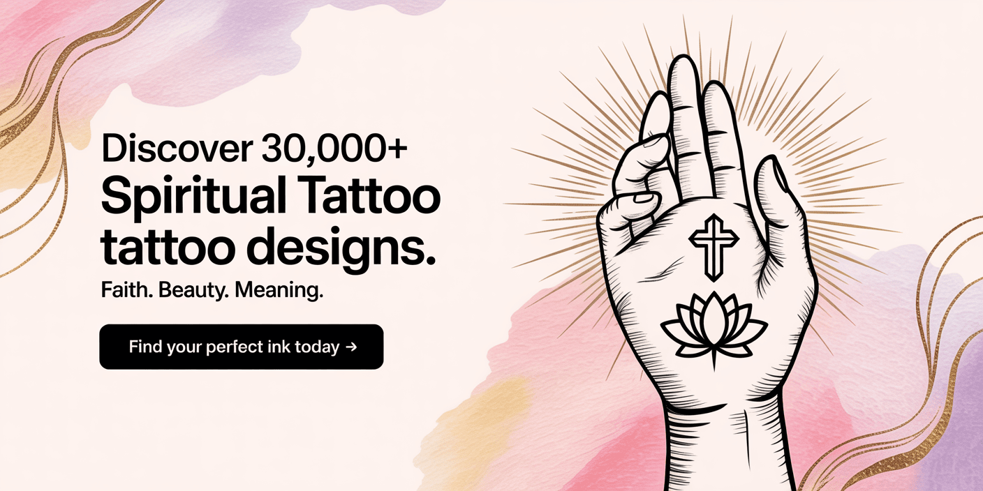 lotus-and-cross-faith-tattoos-for-females