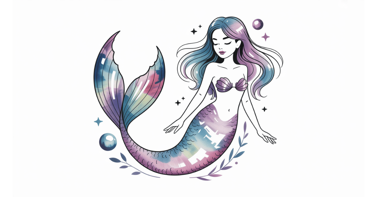 ai-generated-mermaid-tattoo-design-featuring-digital-scales