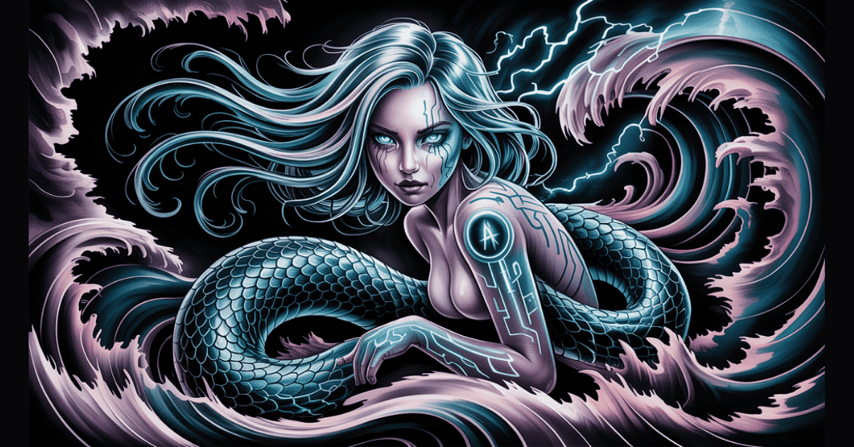 unique-ai-mermaid-tattoo-idea-with-holographic-tail