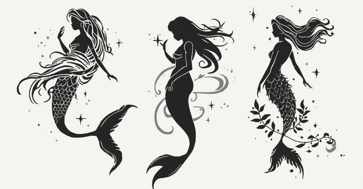 dark-mermaid-tattoo-designs-underwater-theme