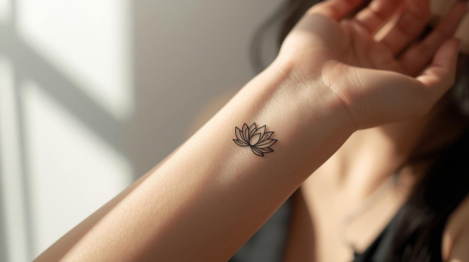 lotus-tattoo-on-wrist-minimal-fine-line-design-for-women