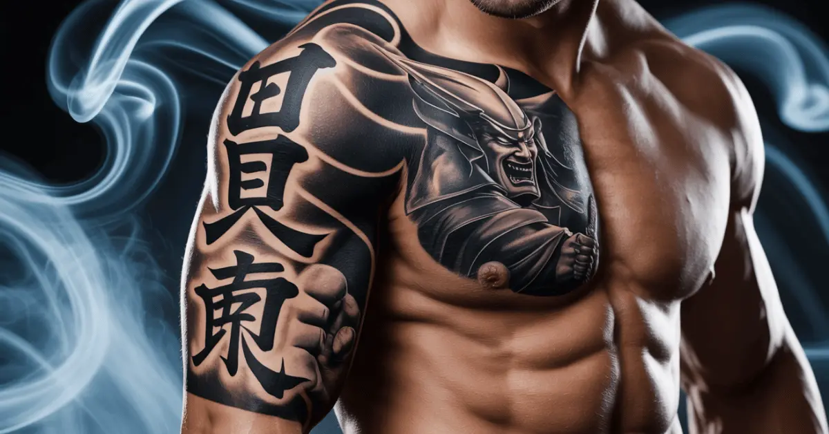 Read more about the article Kanji Tattoo Designs for Men: Bold Japanese Ideas for Arm, Chest & Back