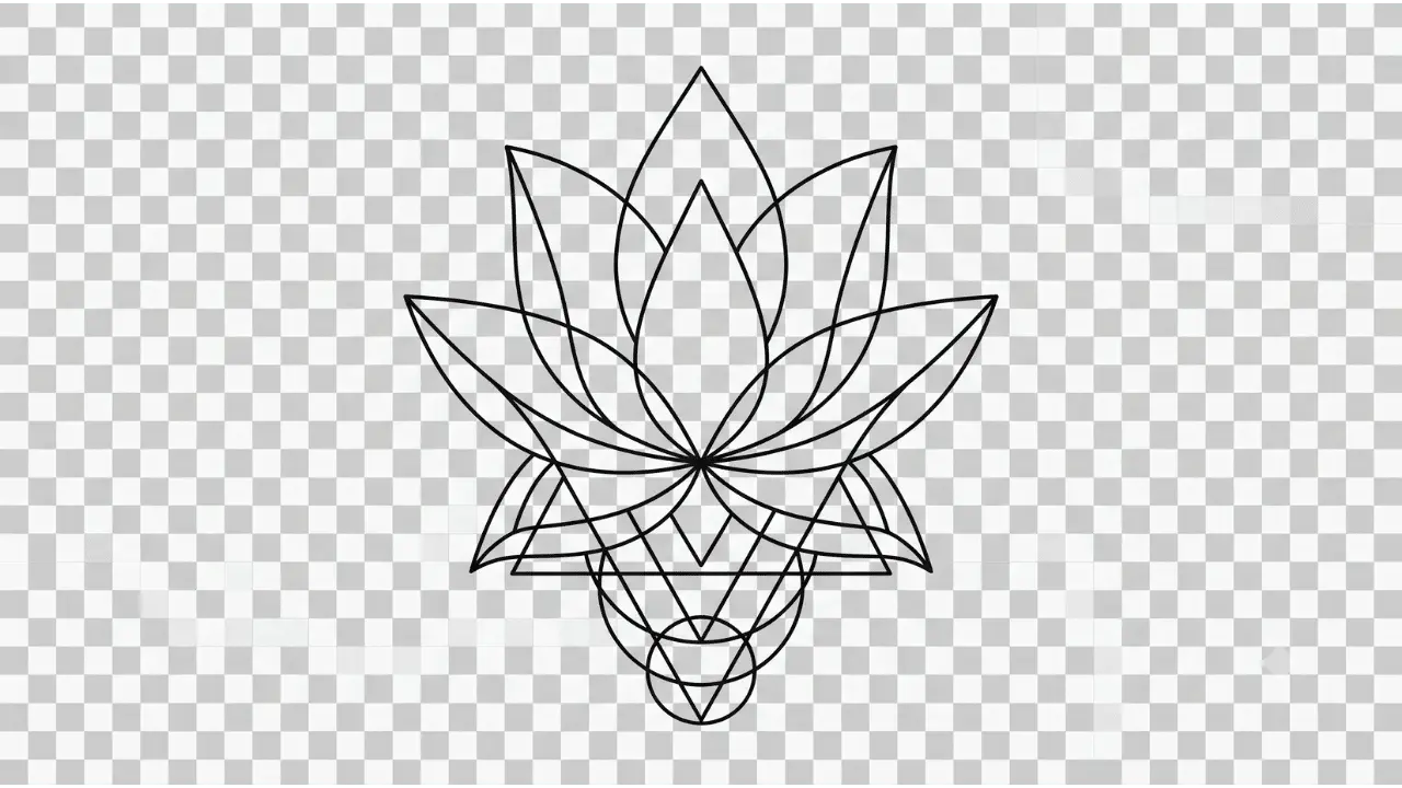Minimalist-Floral-Tattoo-Stencil