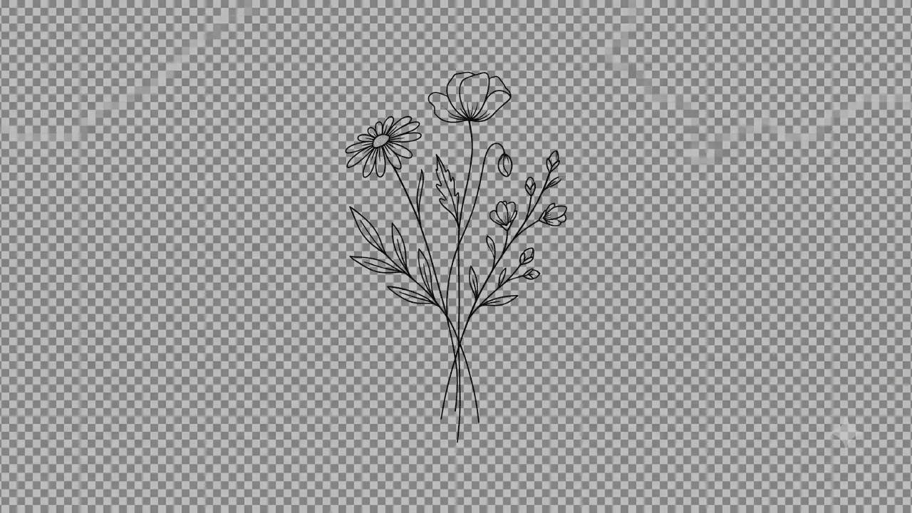 minimalist-wildflower-tattoo-stencil-fine-line-botanical-outline-delicate-petals-clean-black-ink-design