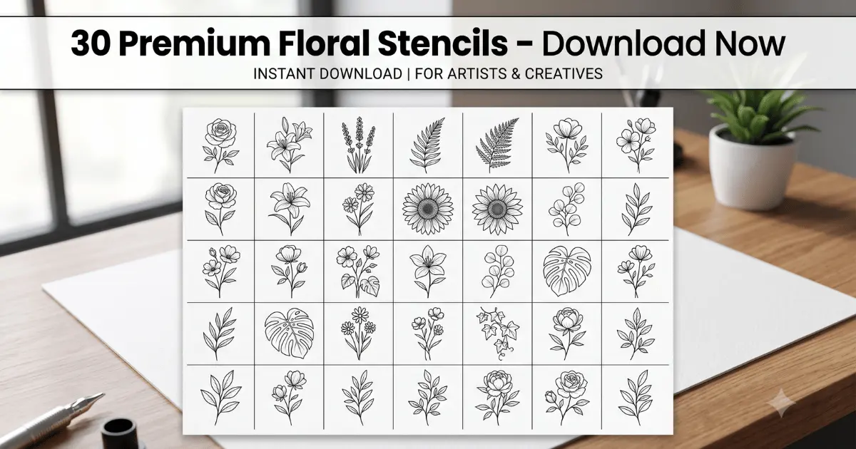 premium-floral-tattoo-stencil-bundle-banner-30-designs-download-now-click-worthy-text-overlay